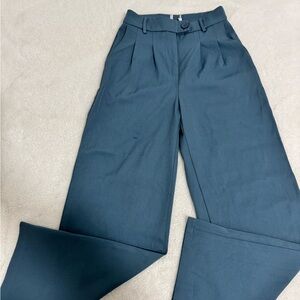 Princess Polly dark Blue Wide Leg Pants